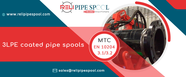 3LPE coated pipe spools