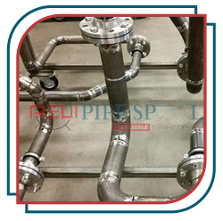 A358 Gr 316 flanged pipe spool