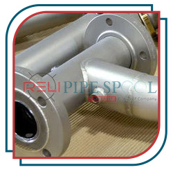 Alloy 601 flanged pipe spool