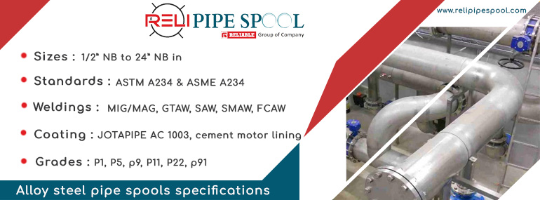Alloy steel pipe spool specification