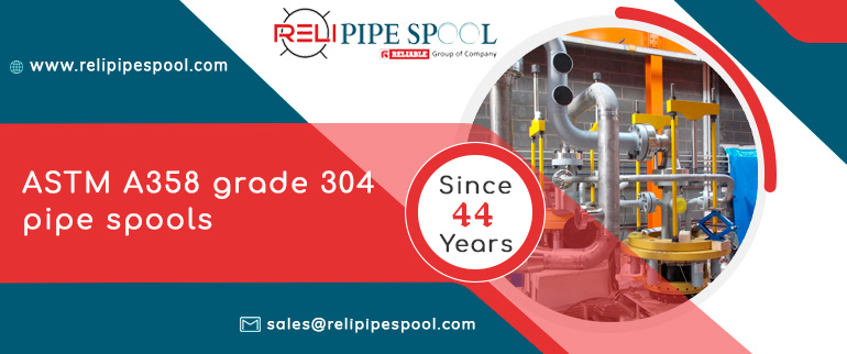 Stainless steel pipe spools