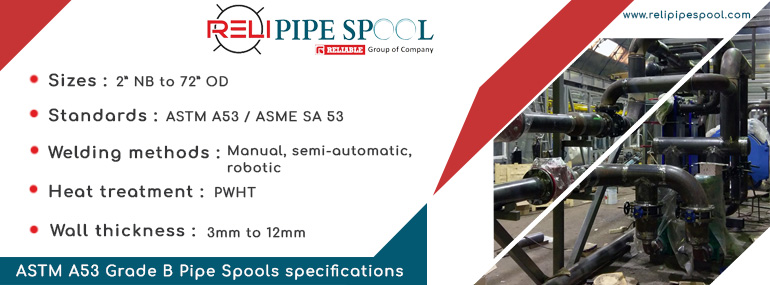 ASTM A53 grade B pipe spools