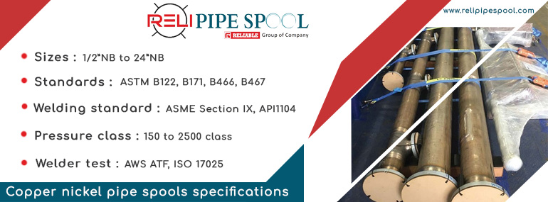 Copper nickel pipe spools specification