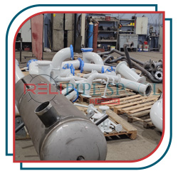 CP titanium pipe spool flange