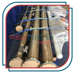 Cuni 70/30 spool pipe with two side flange