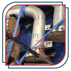 DIN 2.0882 Pipe spool with weld neck flange