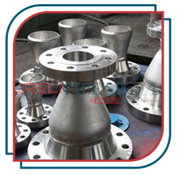 EN 1.4547 pipe spool with weld neck flange
