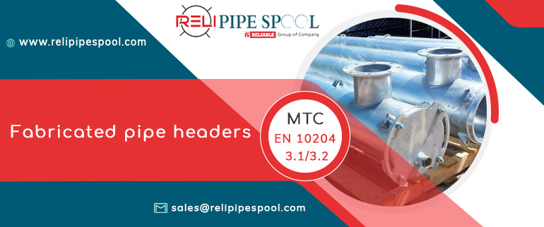 Fabricated pipe headers