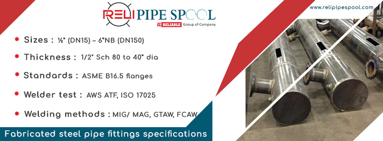 Fabricated steel pipe fittings specifications