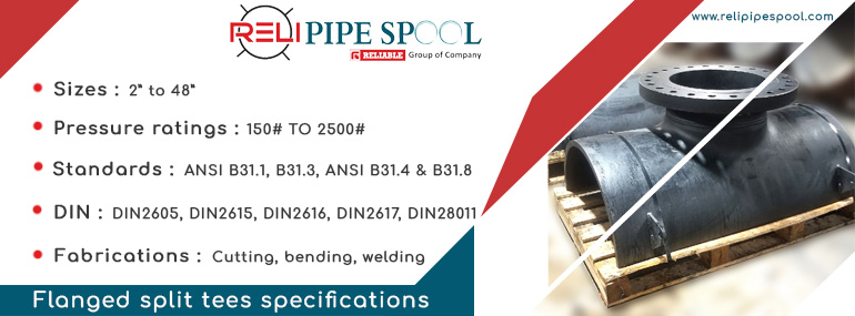 Flanged split tees specifications