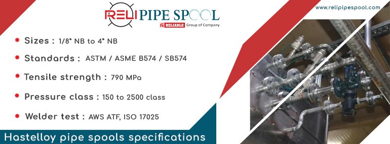 Hastelloy pipe spools specification