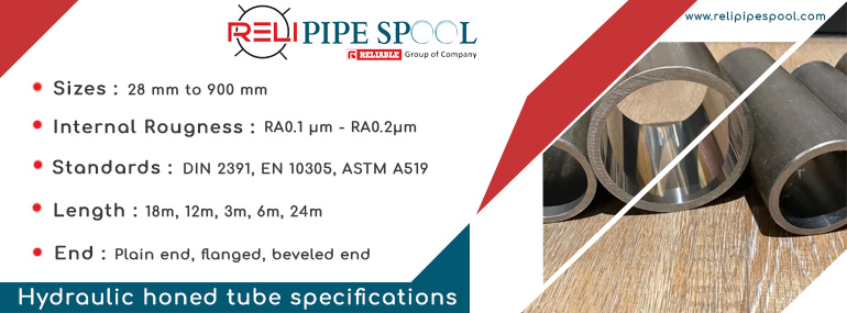 Hydraulic honed tube specifications