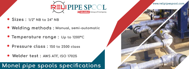 Monel pipe spools specification