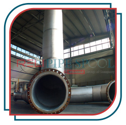 Ni pipe spooling with both end flange