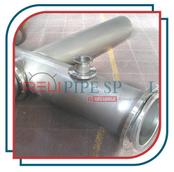 Nickel pipe spool flange