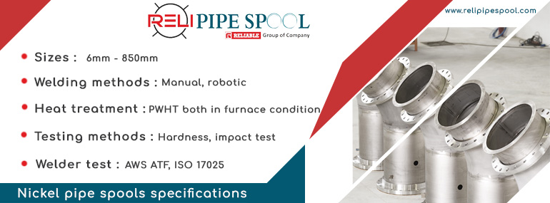Nickel pipe spools specification