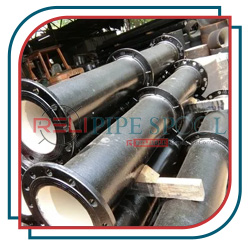 Pre-fabrication of double flange spools