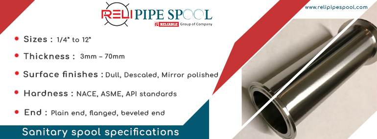 Sanitary spool specifications