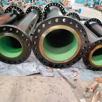 Single flanged pipe
