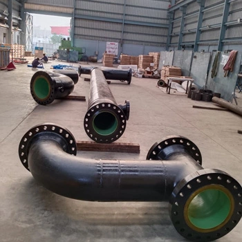 MS pipe spool at warehouse