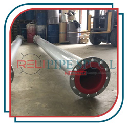 SS 254 SMO pipe spooling with both end flange