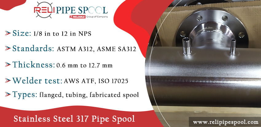 Stainless Steel 317 Pipe Spool 
