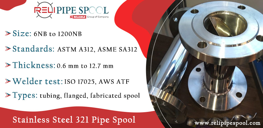 Stainless Steel 321 Pipe Spool