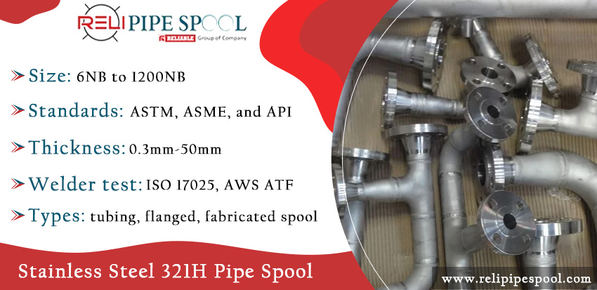 Stainless Steel 321H Pipe Spool