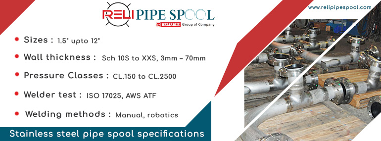 stainless steel pipe spool specification