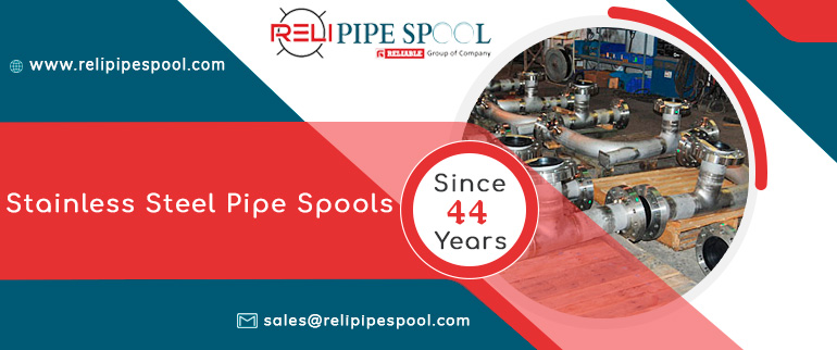 Stainless steel pipe spools