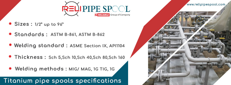 Titanium pipe spools specification